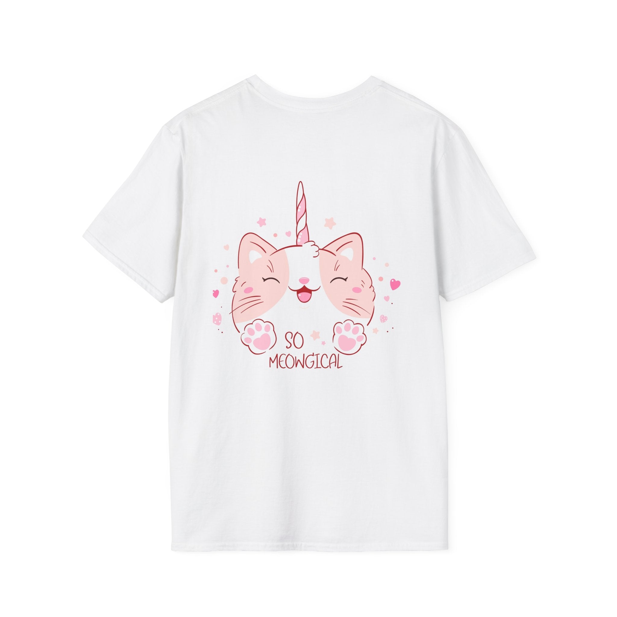 So Meowgical Unicorn Cat T-Shirt — Cute Pink Kitty Unicorn Graphic Tee