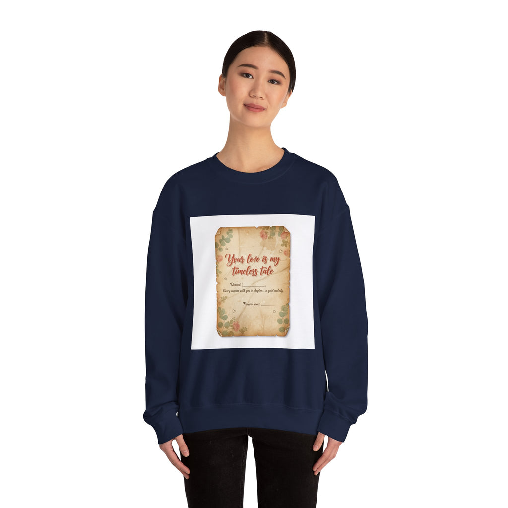 Vintage Love Letter Crewneck Sweatshirt | handwritten text, wax seal nostalgia