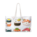Kawaii Sushi Weekender Bag — Cute Japanese Food Travel Tote
