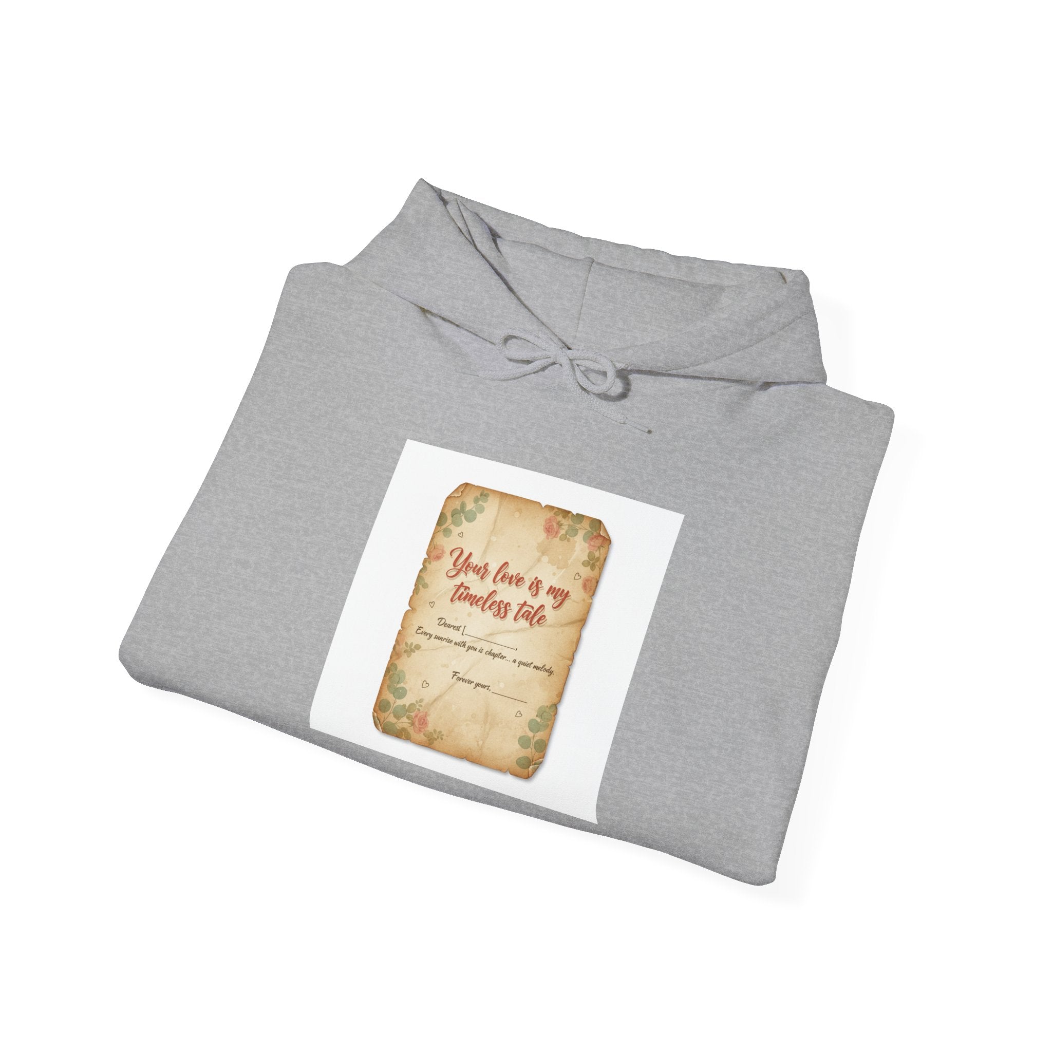 Vintage Love Letter Hoodie | handwritten letter art, wax seal nostalgia