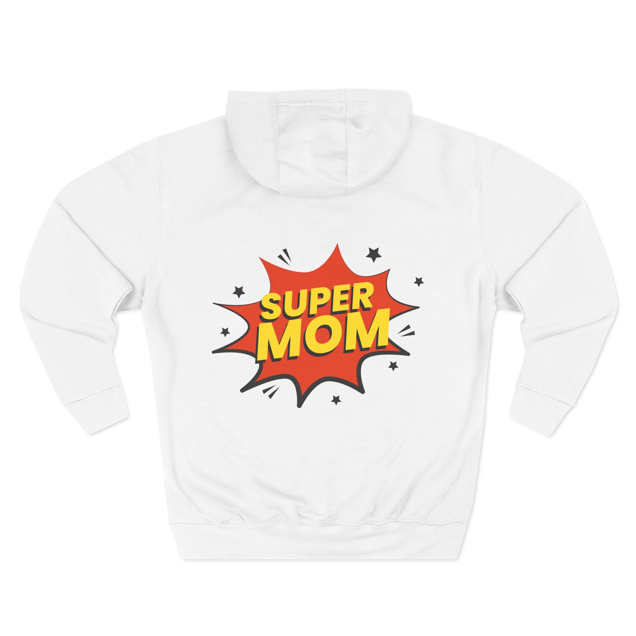 Super Mom Hoodie — "Progress Over Perfection" Fleece Pullover