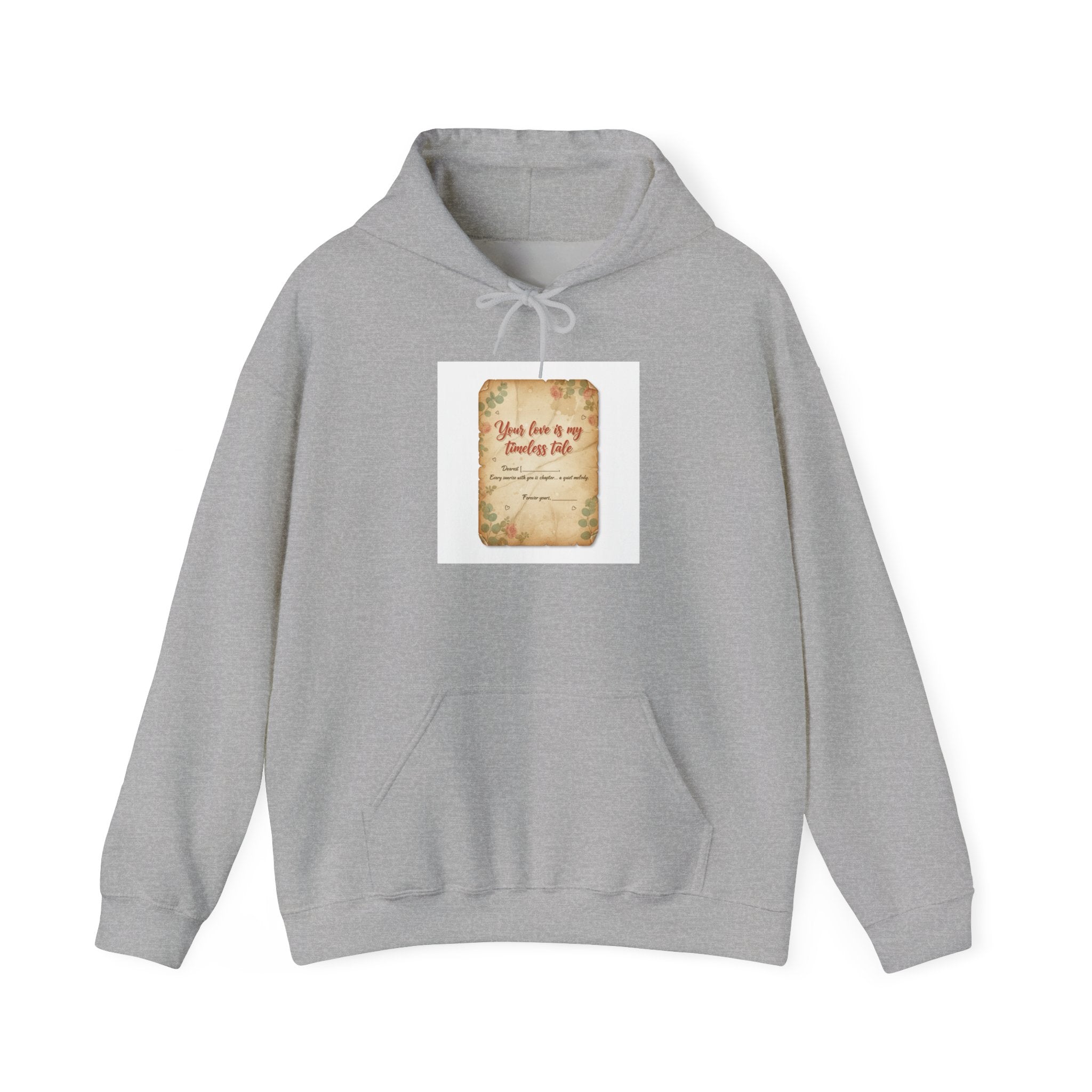 Vintage Love Letter Hoodie | handwritten letter art, wax seal nostalgia