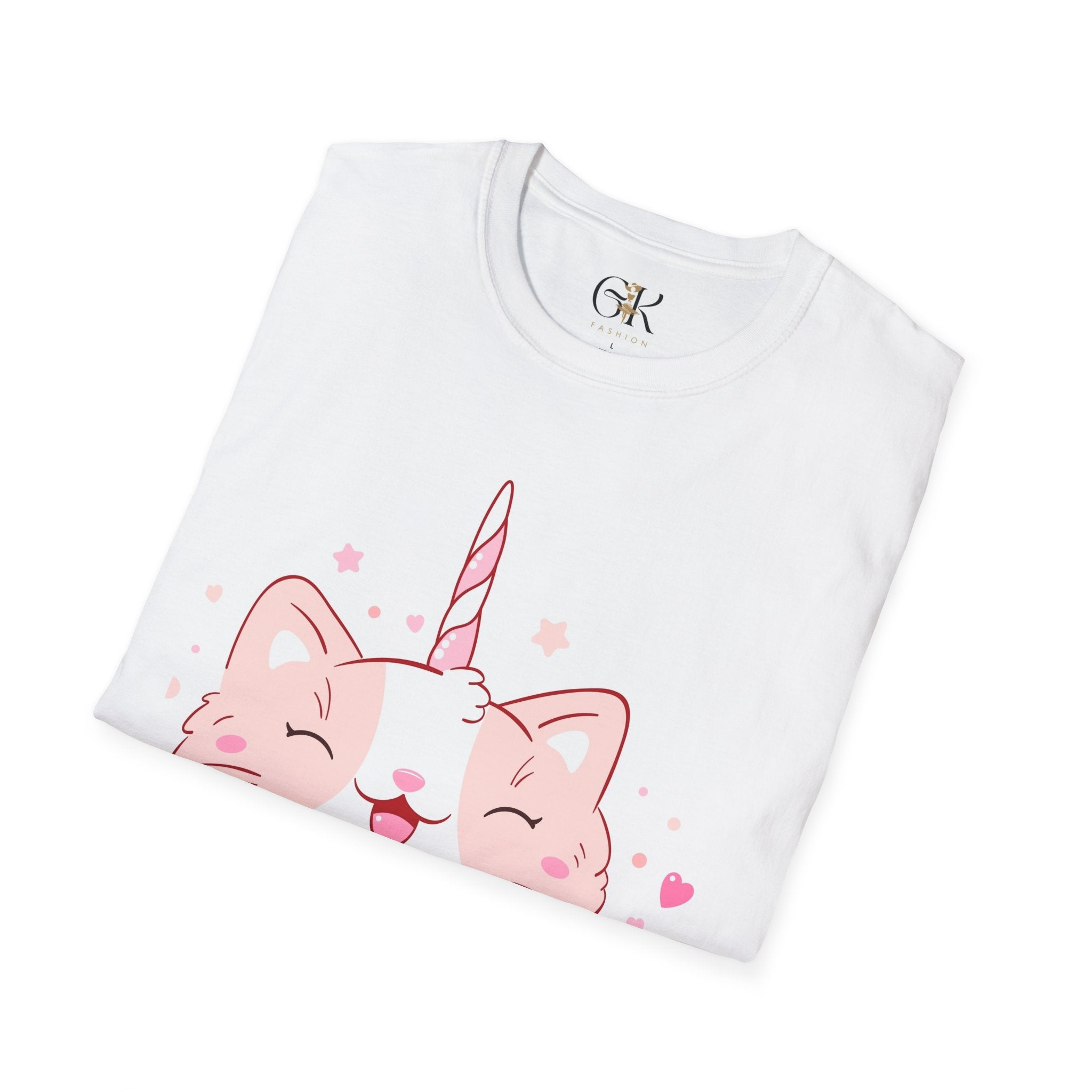 So Meowgical Unicorn Cat T-Shirt — Cute Pink Kitty Unicorn Graphic Tee