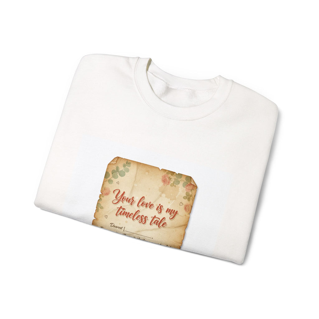 Vintage Love Letter Crewneck Sweatshirt | handwritten text, wax seal nostalgia