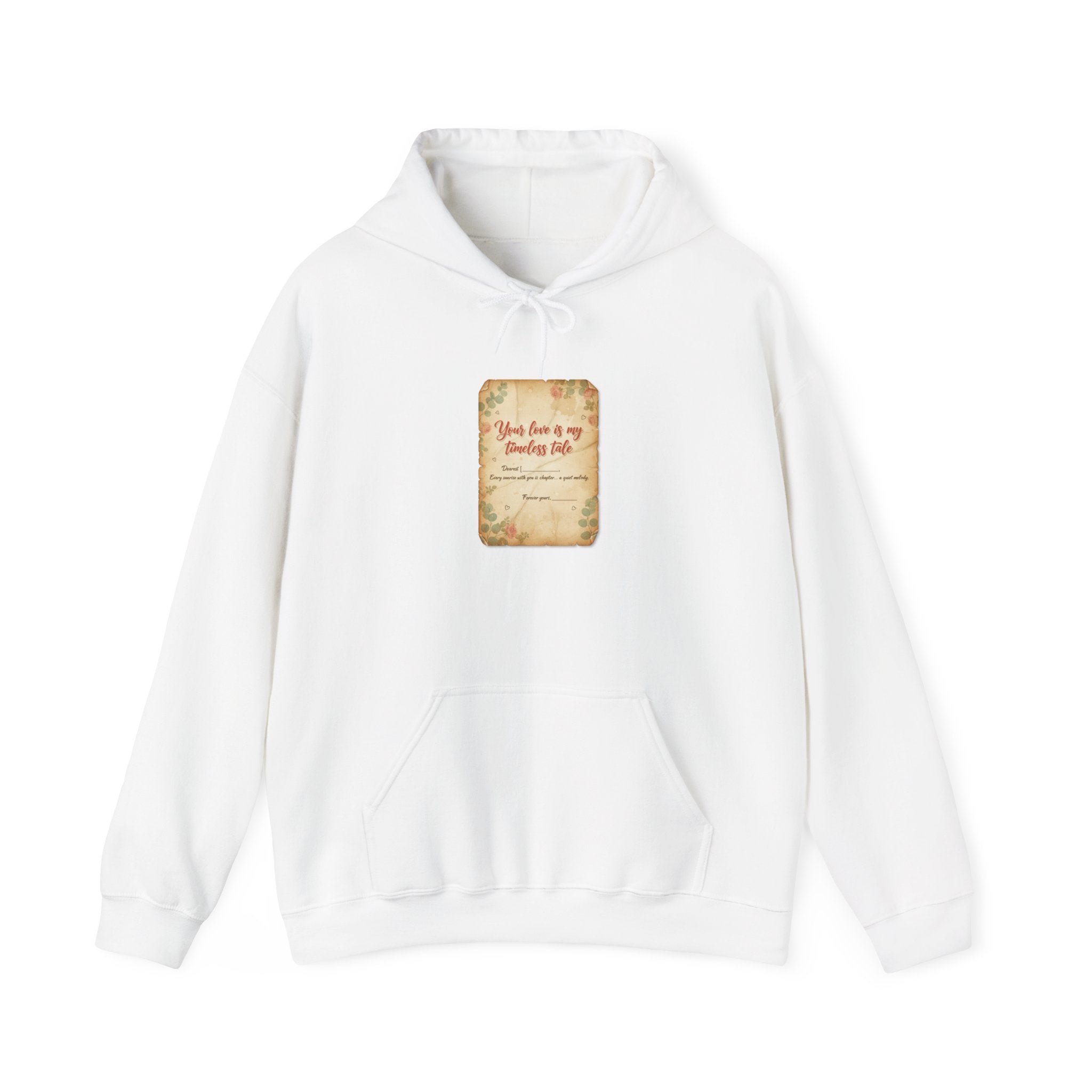 Vintage Love Letter Hoodie | handwritten letter art, wax seal nostalgia