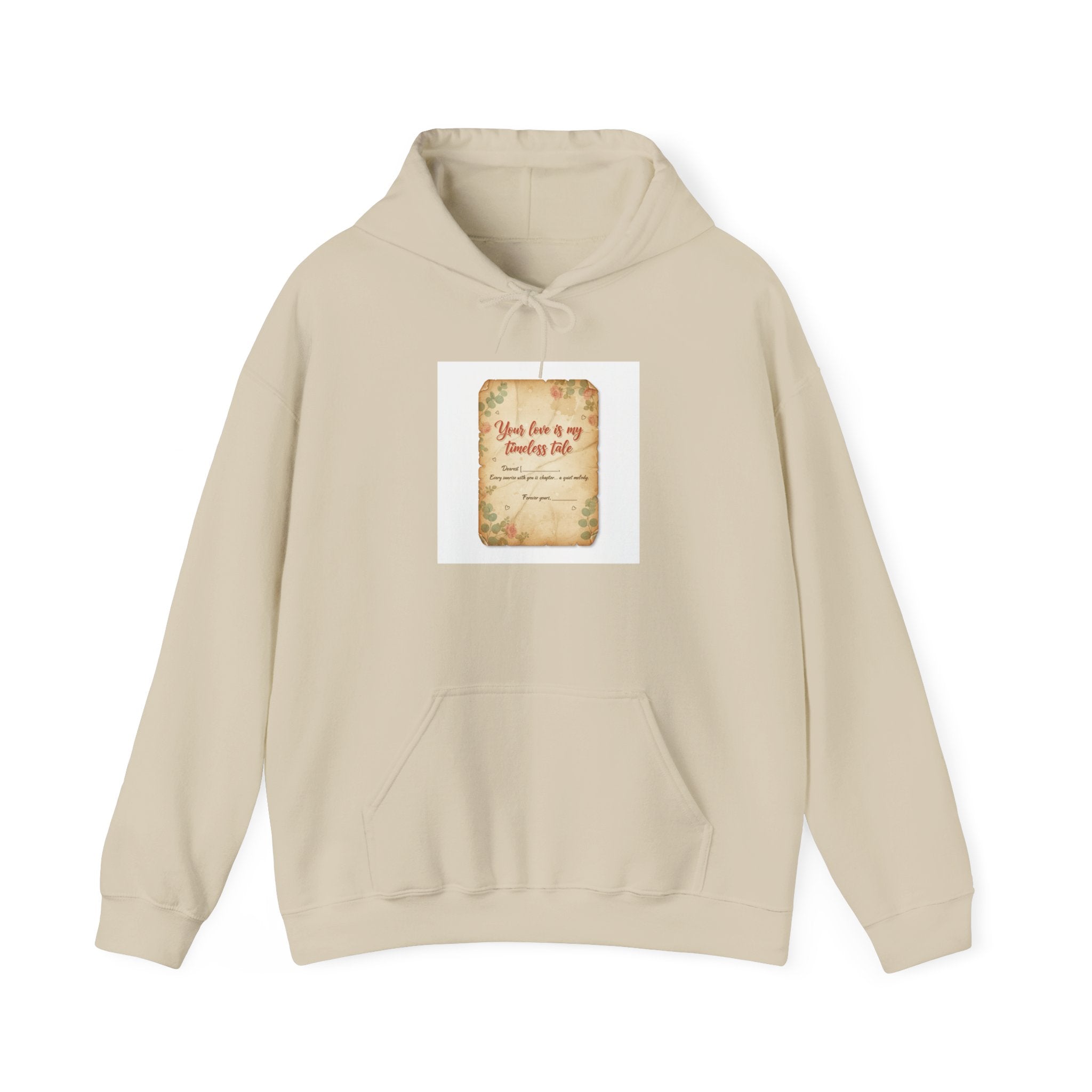 Vintage Love Letter Hoodie | handwritten letter art, wax seal nostalgia