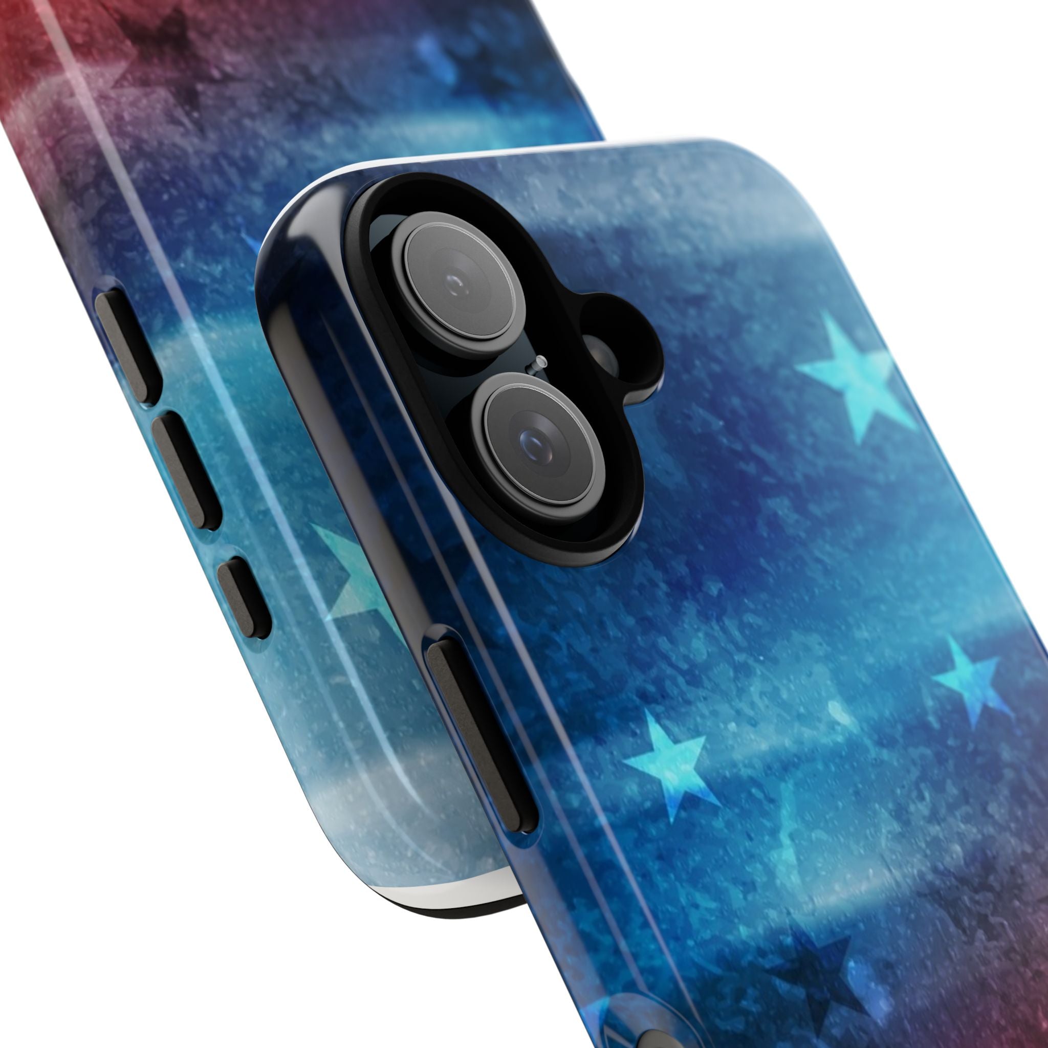 Patriotic Stars & Stripes Tough Phone Case – Red White Blue Protective Cover