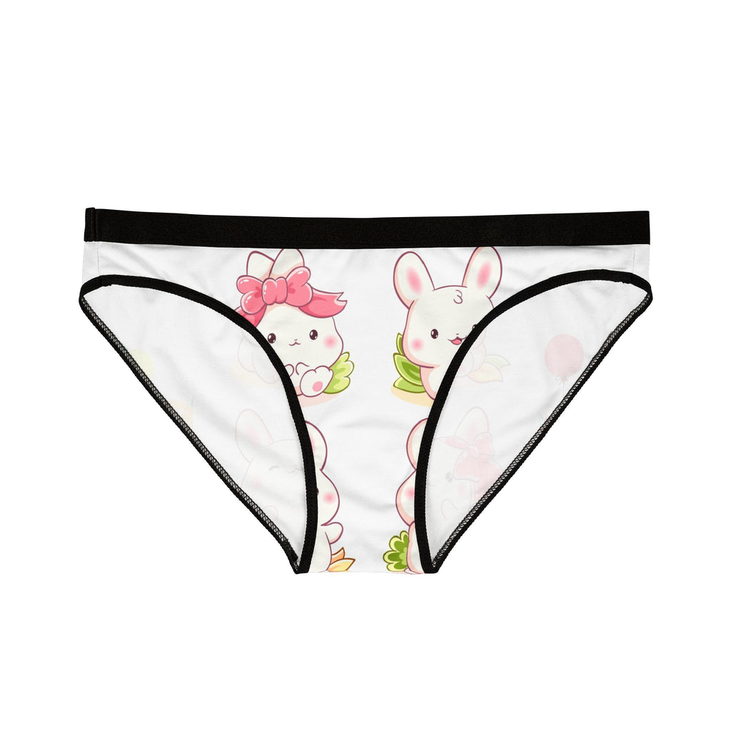 Cute Kawaii Bunny Women's Bikini Briefs – Pastel Bunny Pattern Underwear