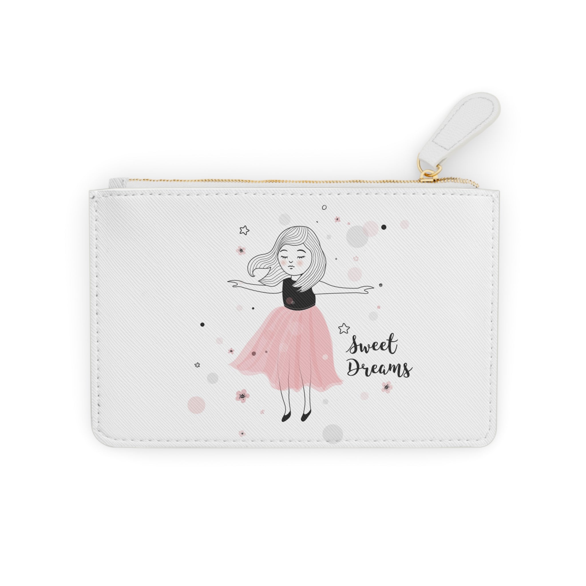 Mini Clutch Bag — 'Sweet Dreams' Ballerina Coin Purse, Cute Pink Tutu Wallet for Girls & Gift