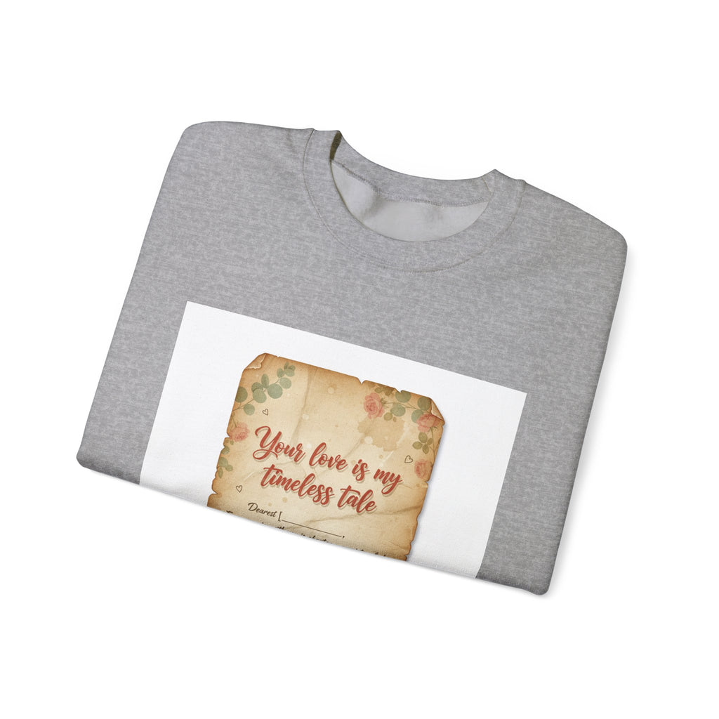 Vintage Love Letter Crewneck Sweatshirt | handwritten text, wax seal nostalgia