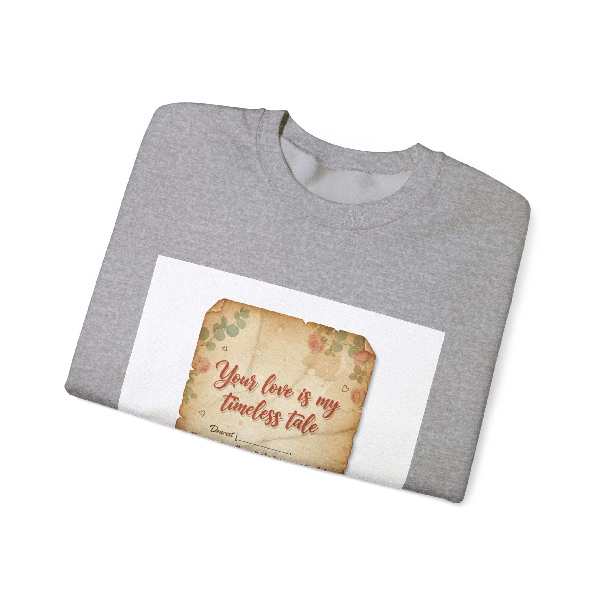 Vintage Love Letter Crewneck Sweatshirt | handwritten text, wax seal nostalgia