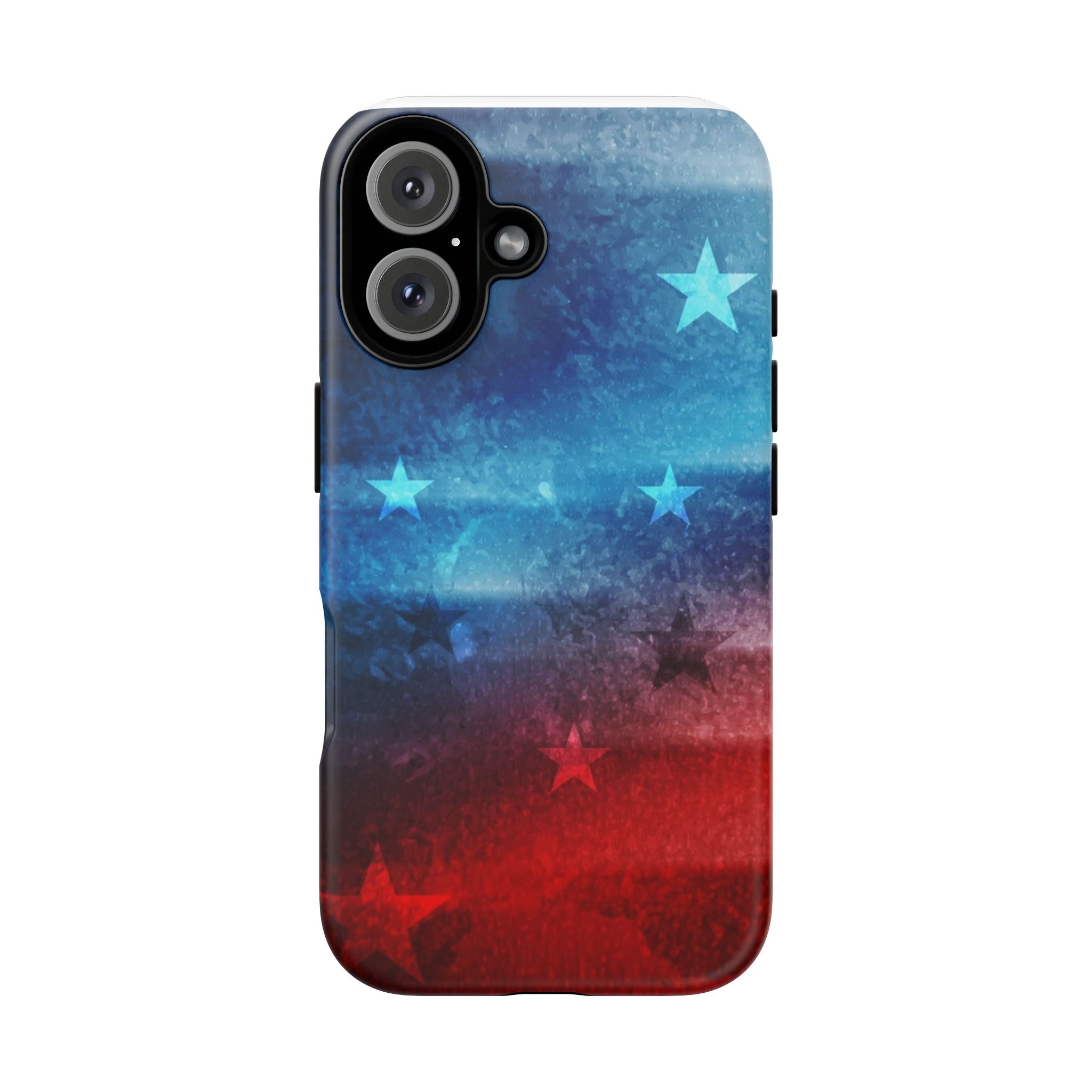 Patriotic Stars & Stripes Tough Phone Case – Red White Blue Protective Cover