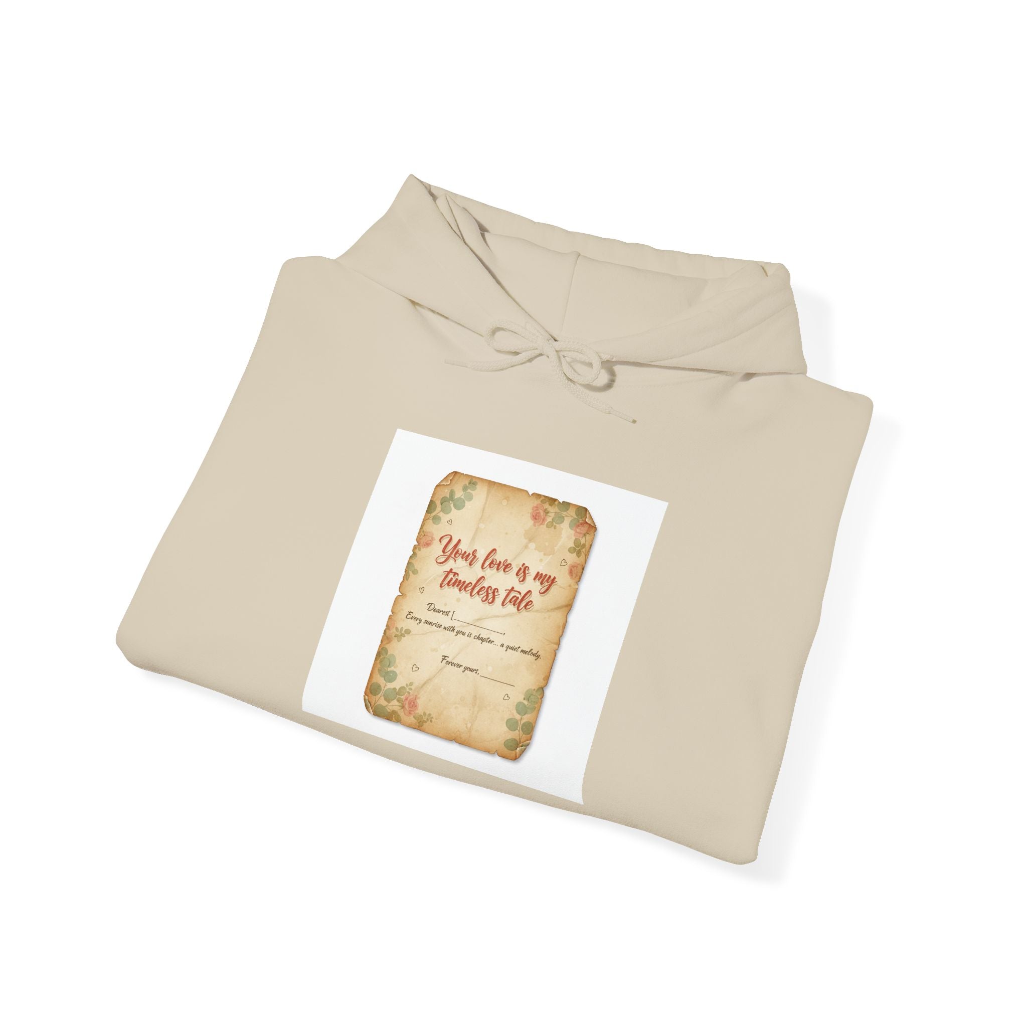 Vintage Love Letter Hoodie | handwritten letter art, wax seal nostalgia