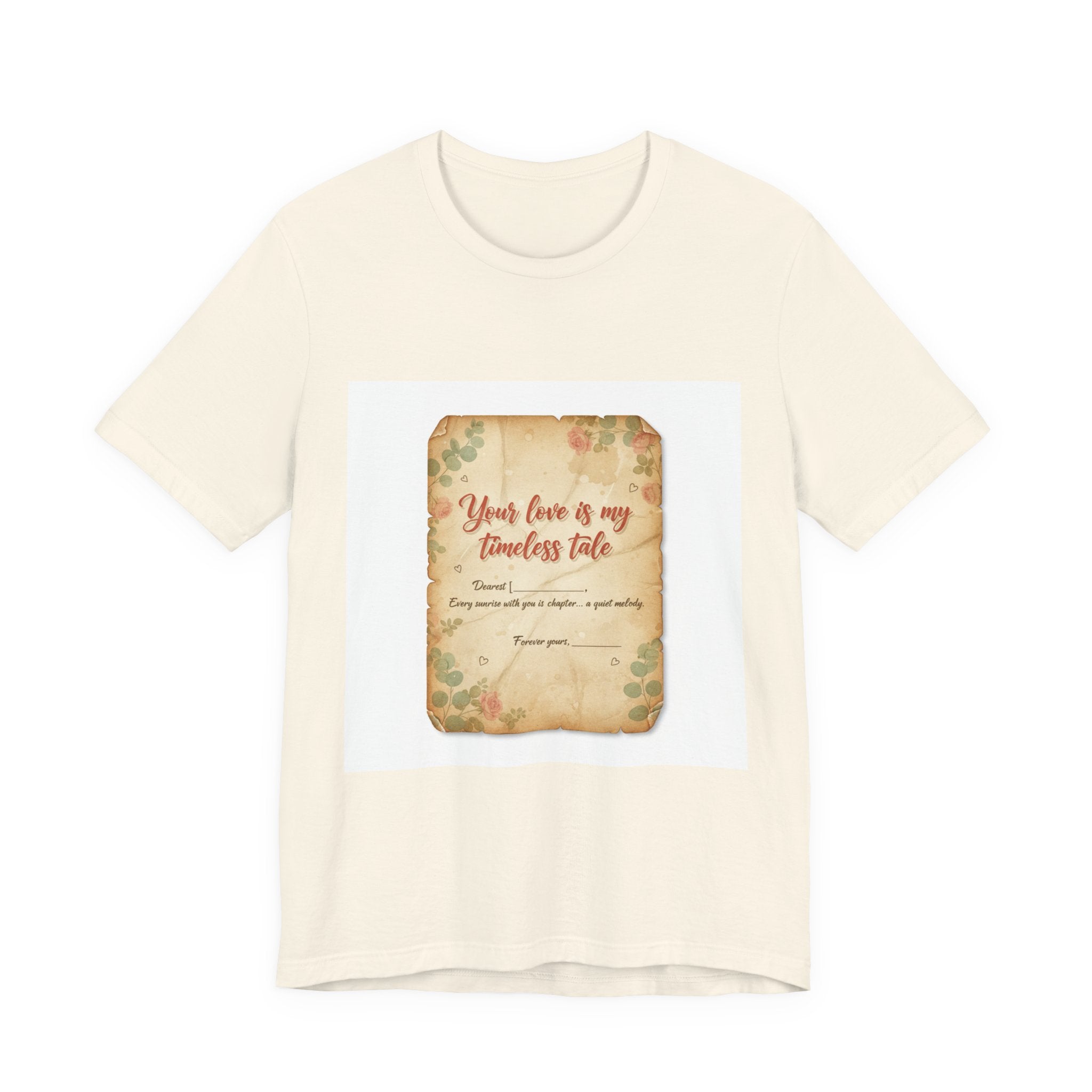 Love Letter Keepsake Tee | Vintage letter art shirt, typewriter romance print