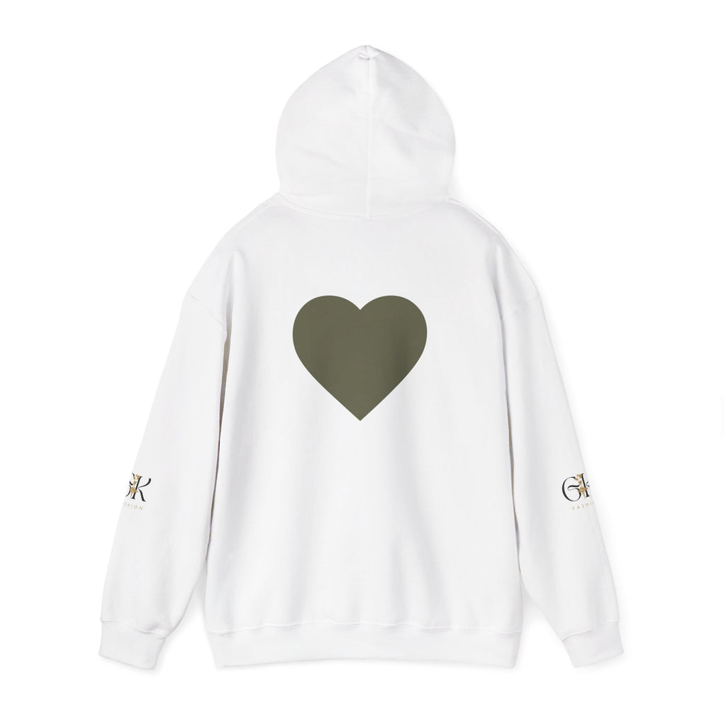 Anime Girl Heart Hoodie — Cute Pastel Kawaii Hooded Sweatshirt