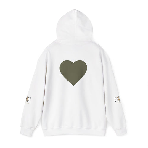 Anime Girl Heart Hoodie — Cute Pastel Kawaii Hooded Sweatshirt