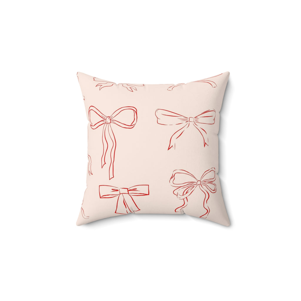 Cat Reading Pillow — Cute Orange Kitten Book Lover Decorative Throw Pillow