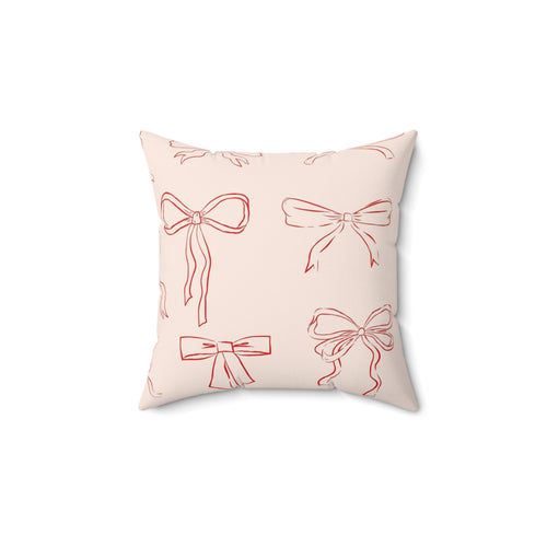 Cat Reading Pillow — Cute Orange Kitten Book Lover Decorative Throw Pillow