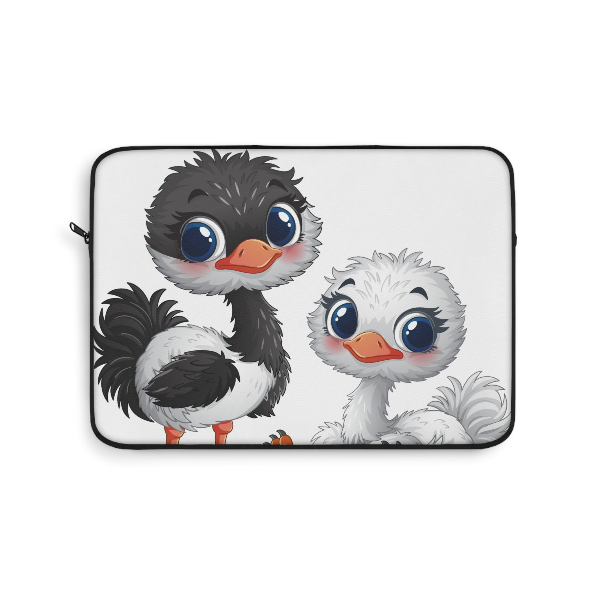 Cute Baby Ostrich Laptop Sleeve — Adorable Pair Protective Case for Kids & Animal Lovers