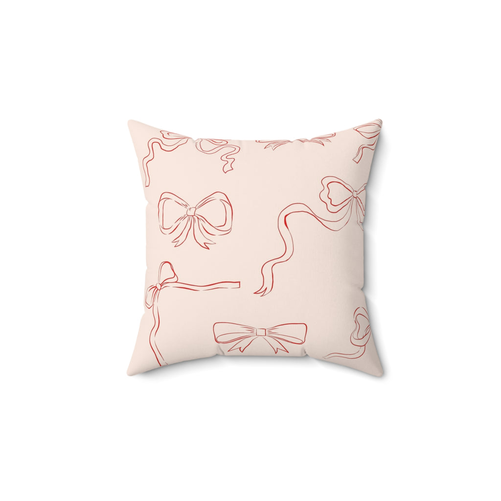 Cat Reading Pillow — Cute Orange Kitten Book Lover Decorative Throw Pillow