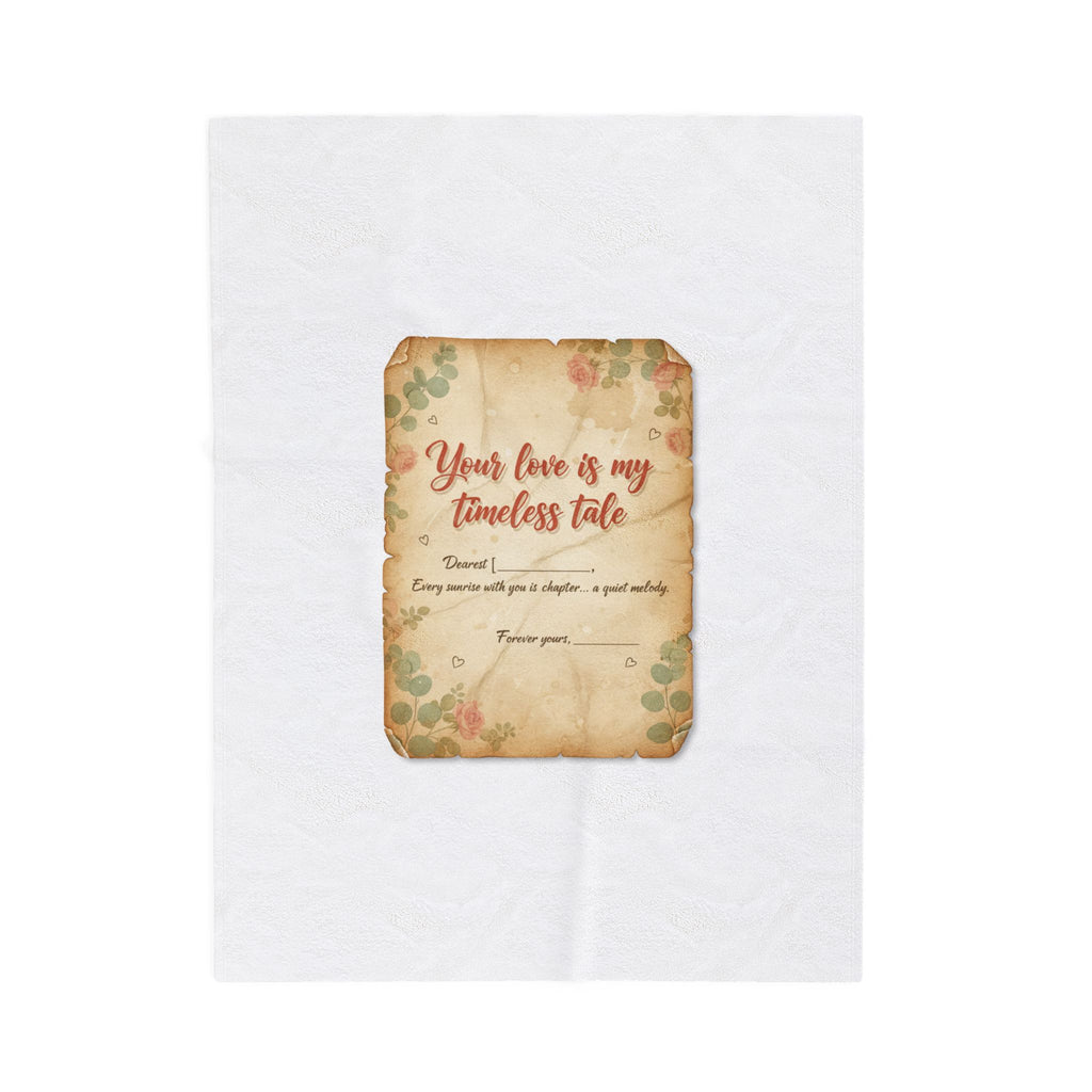 Love Letter Keepsake Blanket | Vintage letter art, wax seal romance